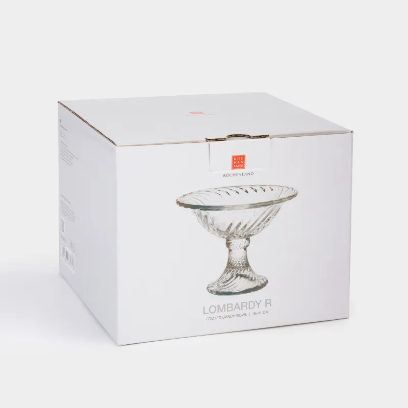 Конфетница, 15х11 см, на ножке, Lombardy R, image-4