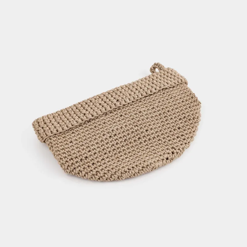 Корзина для хранения, 12х17 см, плетеная, с держателем, полиэстер, круглая, коричневая, Bolsa, image-4