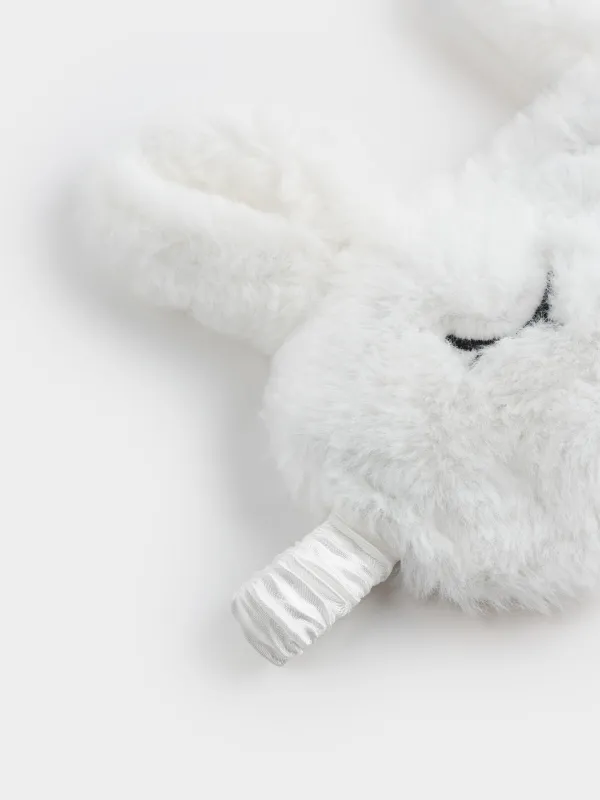 Маска для сна, 18 см, полиэстер/искусственный мех, бежевая, Зайка, Rabbit, image-6