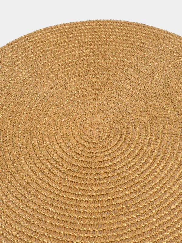 Салфетка под приборы, 38 см, из целлюлозы, Straw, image-2