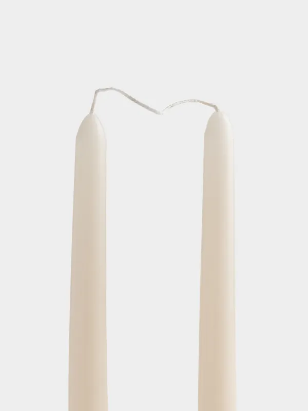 Свеча, 30 см, 2 шт, тонкая, с общим фитилем, Vivid candle, image-1