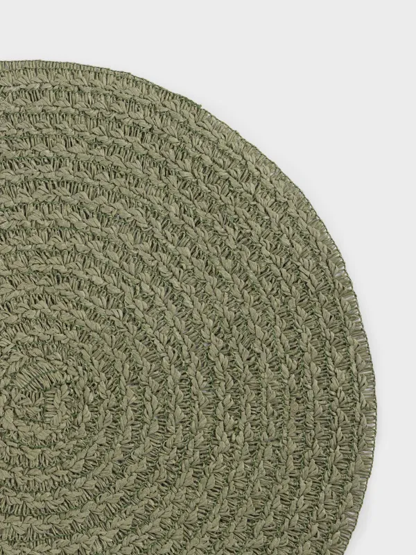 Салфетка под приборы, 38 см, из целлюлозы, Straw, image-1