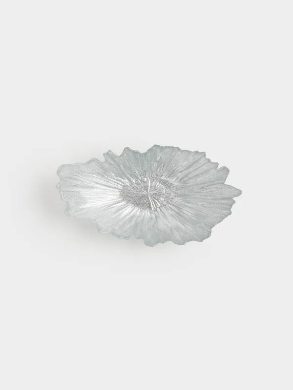 Блюдо, 25х14х7 см, стекло Р, серебристое, Verge, image-4