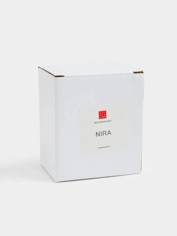 Стакан для ванной комнаты, 10 см, керамика, бежевый, Nira, image-3