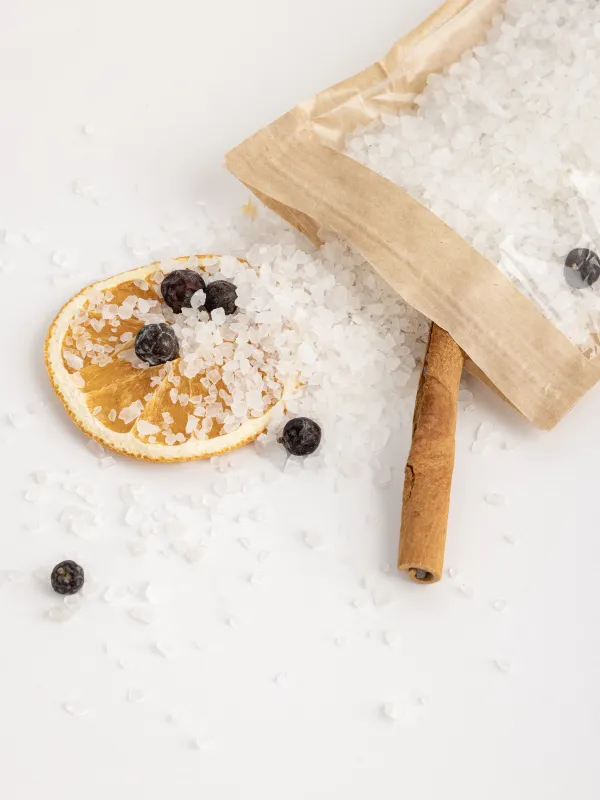 Соль для ванны, 350 гр, белая, Апельсин, Fragrant salt, image-1
