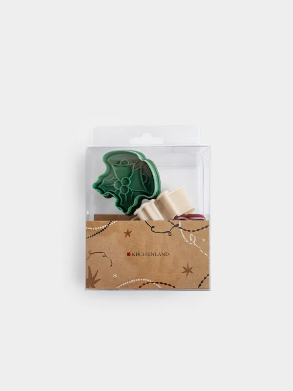 Штамп для выпечки, 4 шт, Атрибуты праздника, Bakery color, image-3