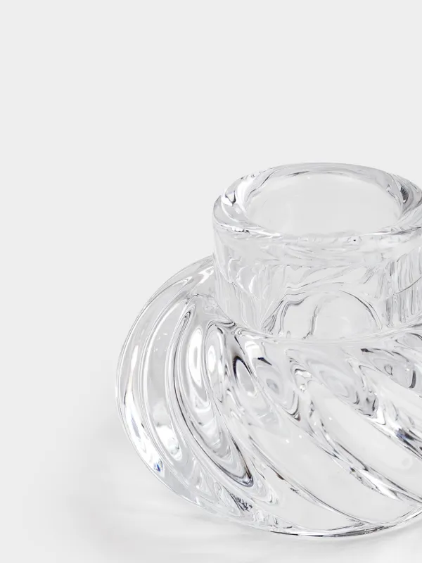 Подсвечник, 6 см, для тонкой свечи, стекло, Lombardy R, image-2