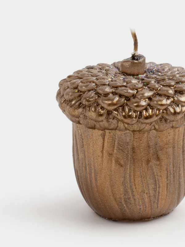 Свеча, 6 см, бронзовая, Желудь, Acorn, image-1