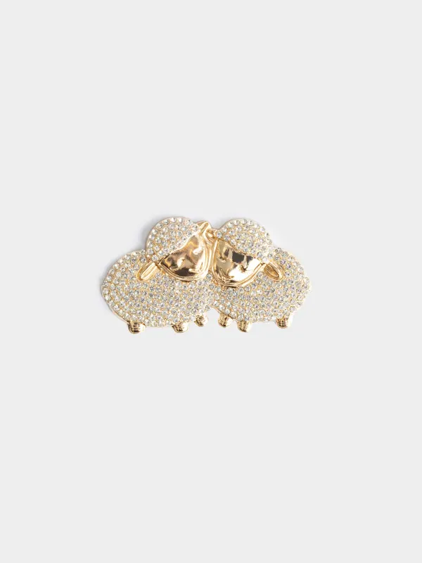 Магнит, 4 см, Овцы, Sheep gold, image-0