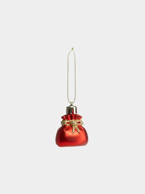 Игрушка елочная, 5 см, Мешок с подарками, Figure christmas