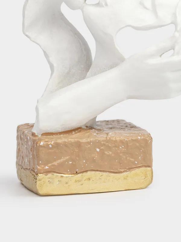 Статуэтка, 8х12 см, полирезин, молочная, Поцелуй, Baise, image-4