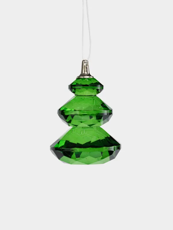 Игрушка елочная, 6 см, Елка, Figure crystal, image-1