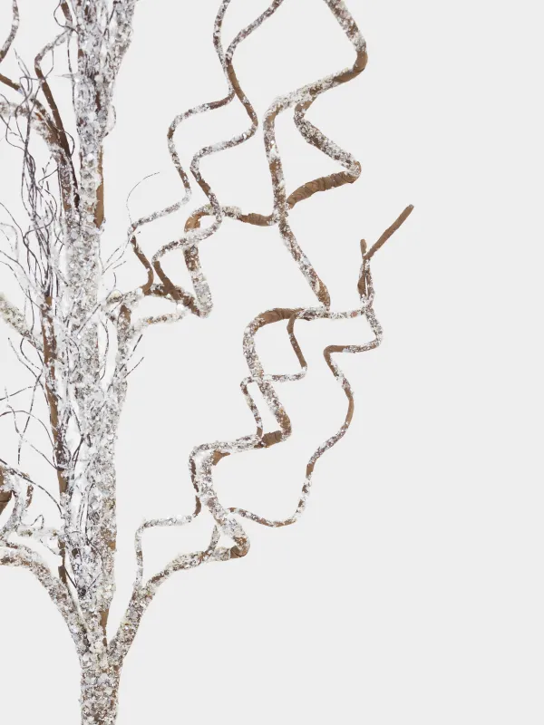 Ветка декоративная, 81 см, пластик/пенопласт, серебристая, Sparkle decor, image-2