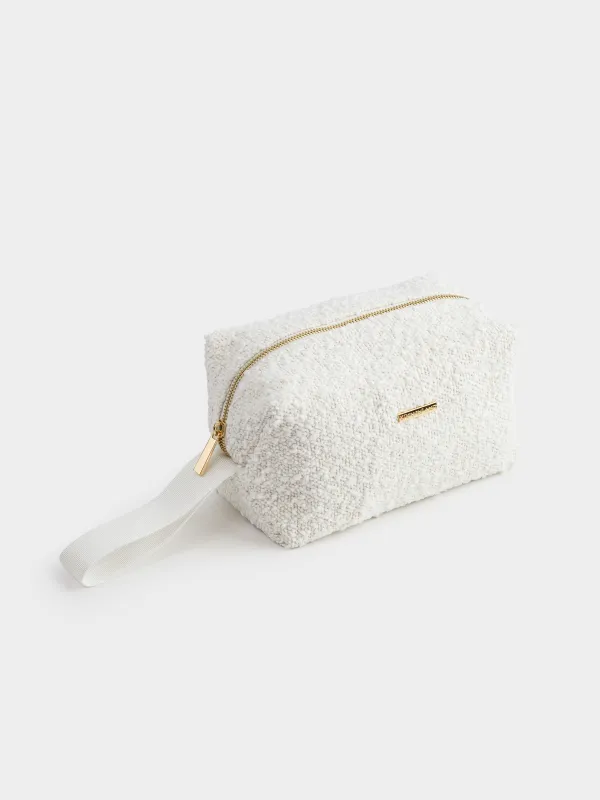 Косметичка, 25x12 см, с ручкой, Boucle beauty, image-3