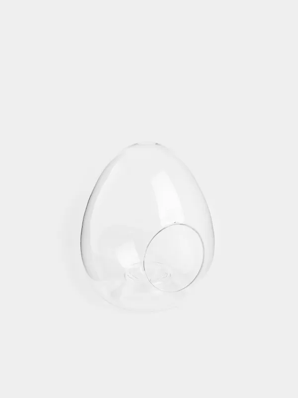 Конфетница, 19х23 см, стекло, Яйцо, Clear, image-1