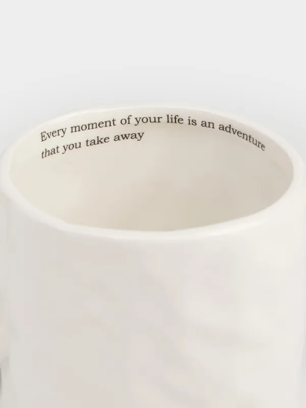 Кружка, 500 мл, The taste of life, Crumple font, image-2