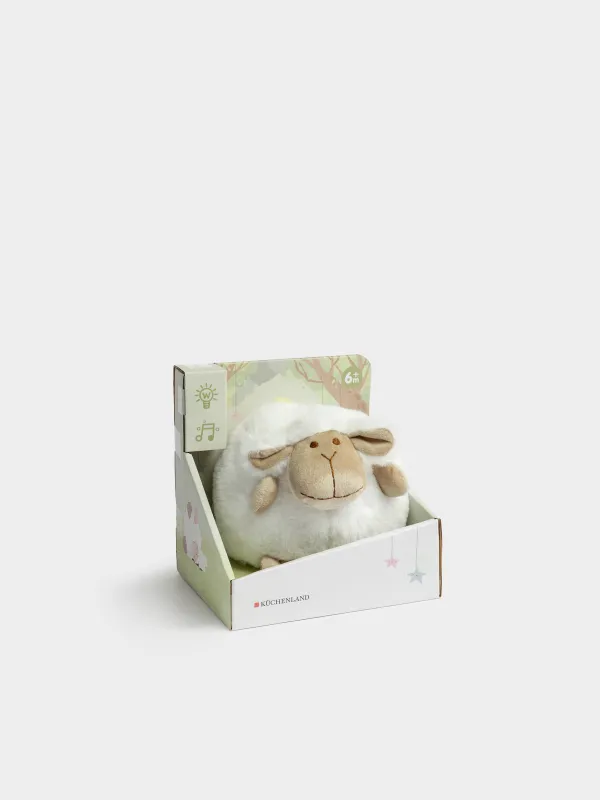 Игрушка-ночник, 13x17 см, музыкальная, Овечка, Lamb toy, image-5