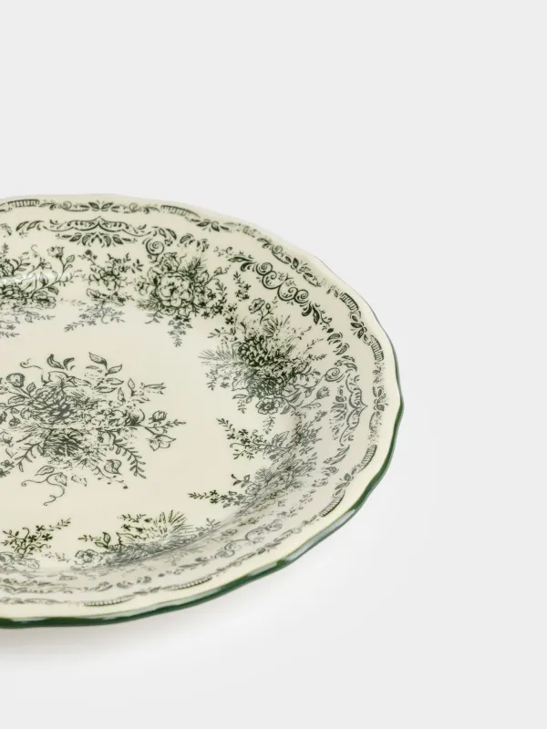 Тарелка закусочная, 22 см, Зеленые шишки, Conifer lace, image-3