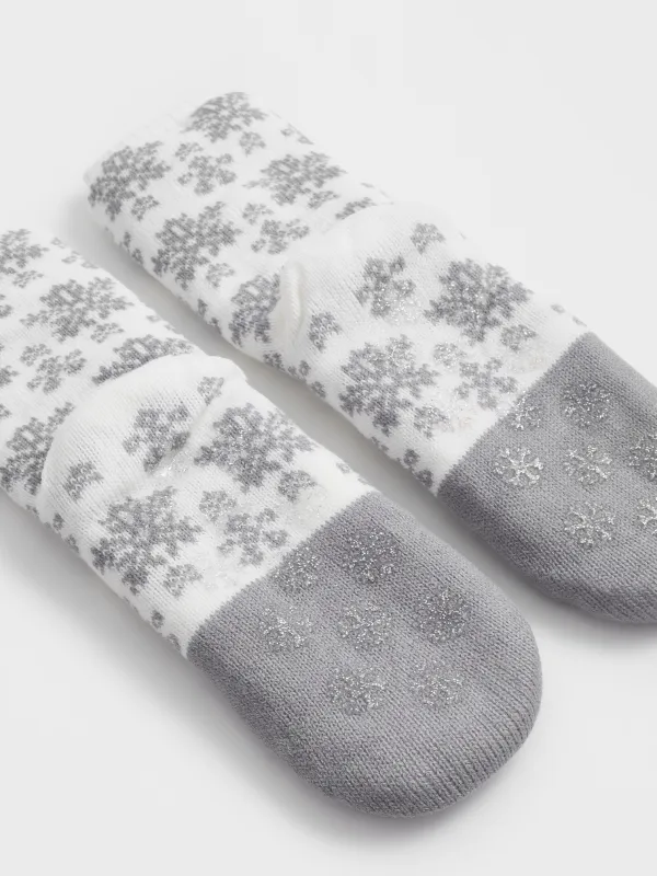 Носки женские, акрил/шерпа, Hot winter, image-4