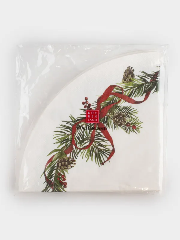 Салфетки бумажные, 33 см, Rowan delice, image-4