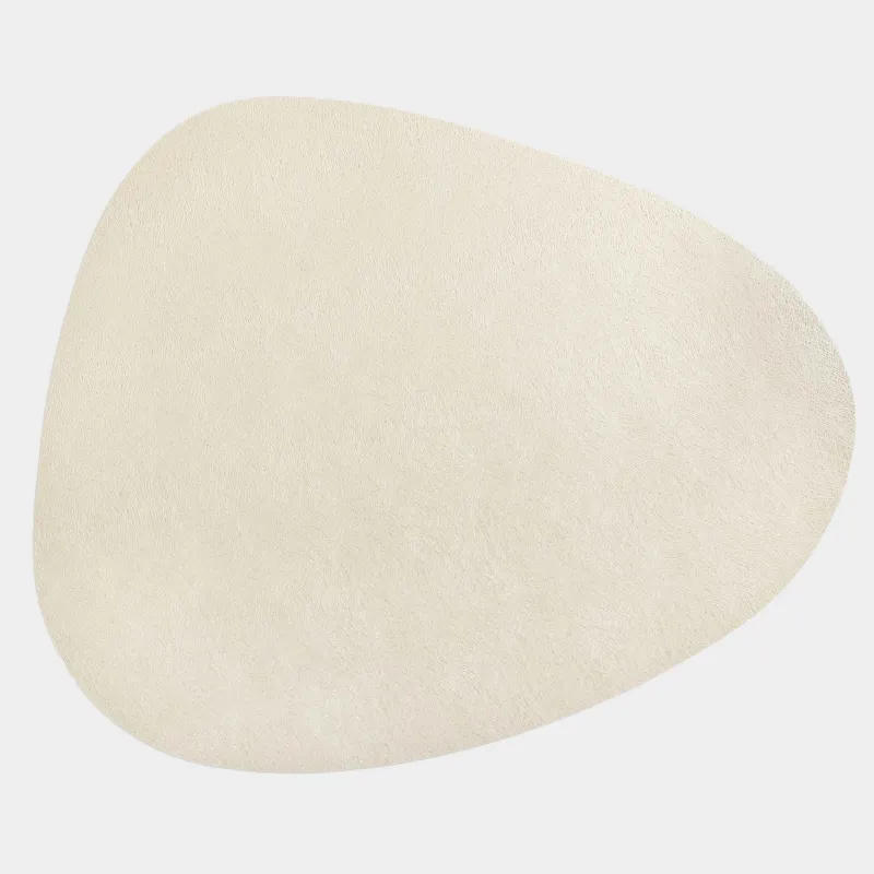 Салфетка под приборы, 37x45 см, двусторонняя, ПВХ, фигурная, серебристая/золотистая, Rock, image-1