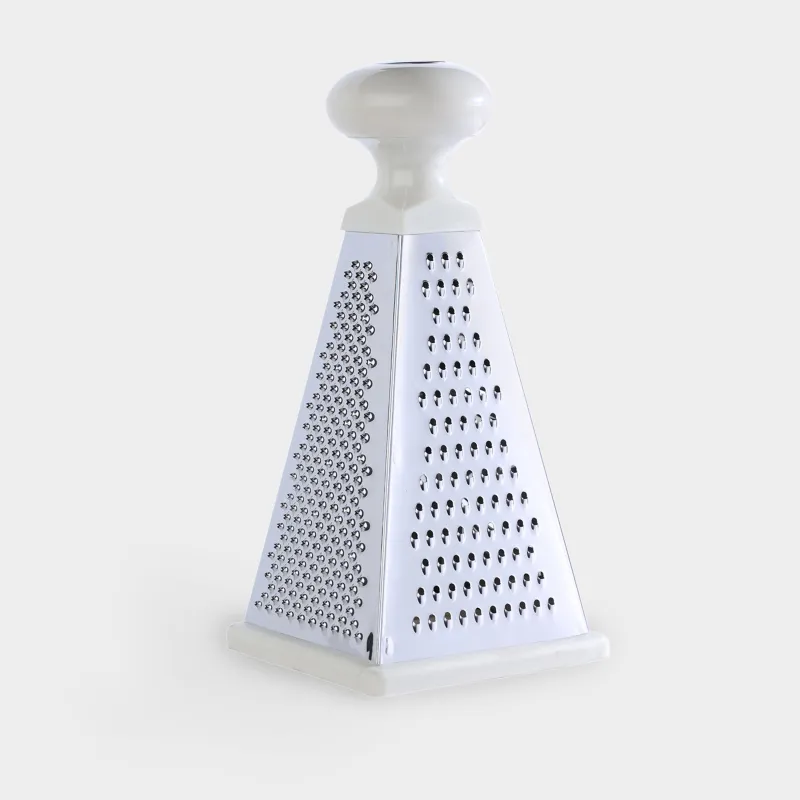 Терка, 21 см, четырехгранная, сталь/пластик, бежевая, Soft kitchen