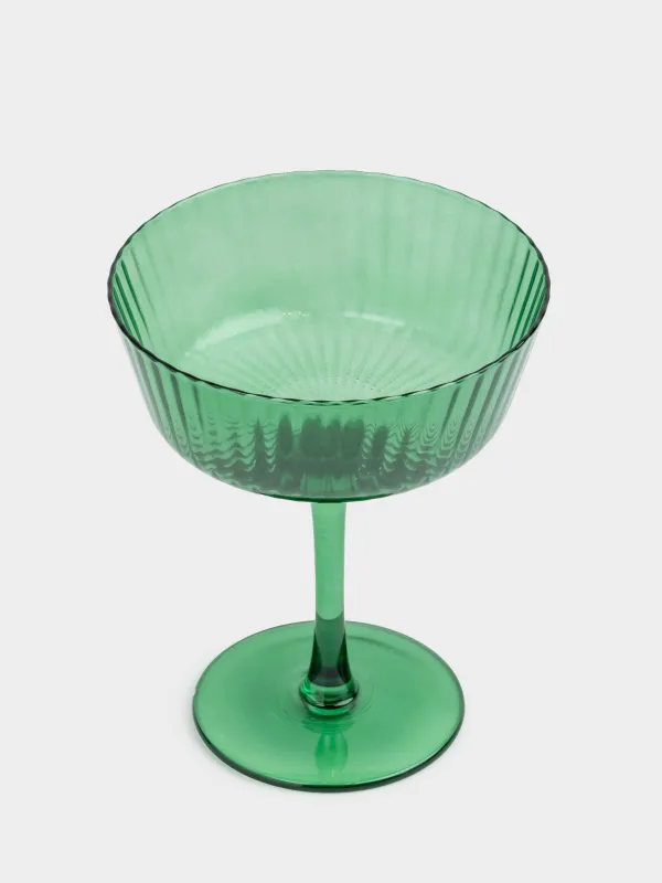 Бокал-креманка для шампанского, 230 мл, стекло Р, зеленый, Ribby color, image-2