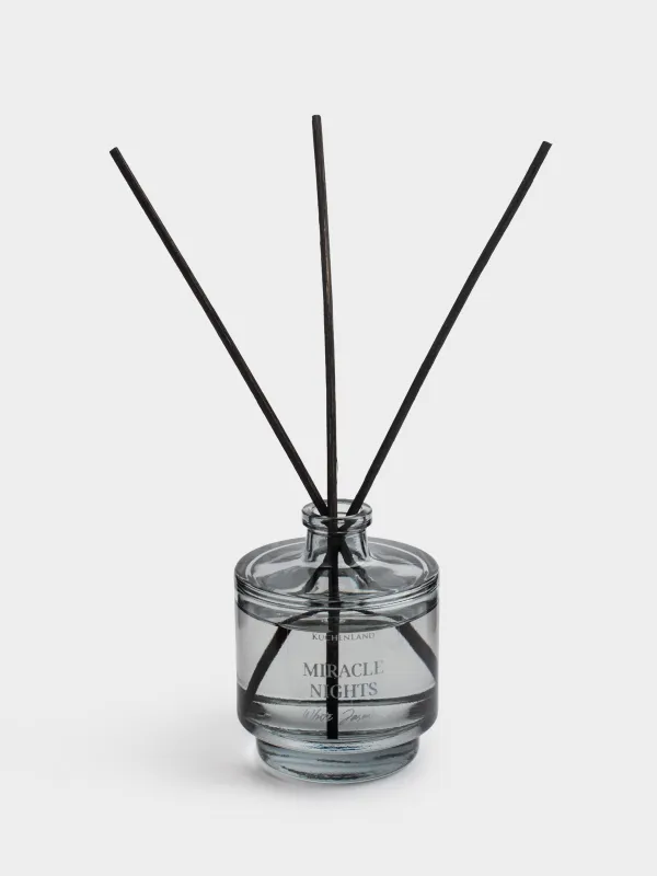 Ароматический диффузор, 90 мл, серый, White Jasmine, Miracle nights, image-0