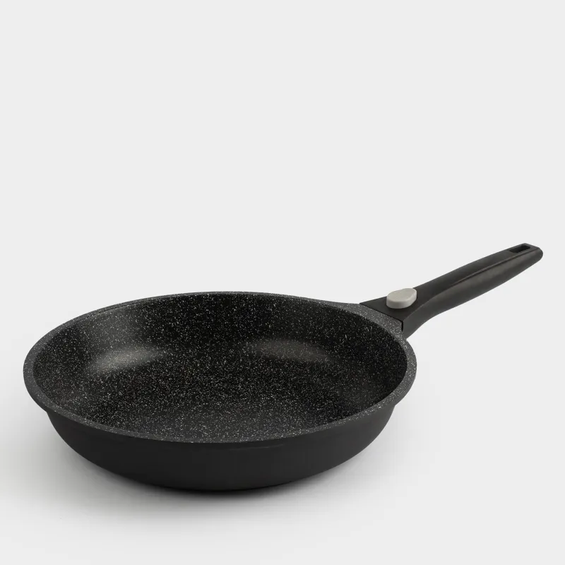 Сковорода, 28 см, съемная ручка, с покрытием, алюминий, Solution 2