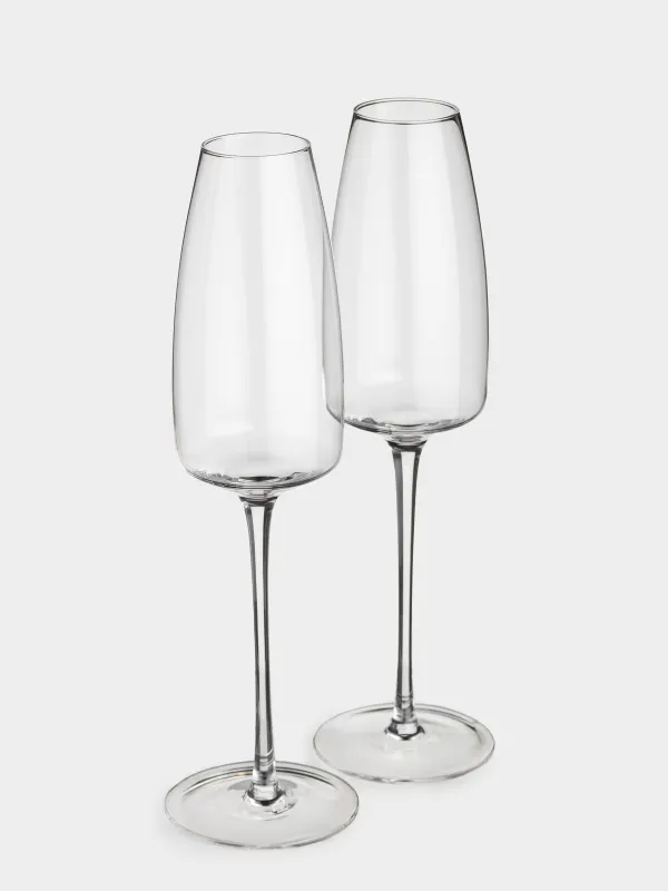 Бокал для шампанского, 290 мл, 2 шт, кристальное стекло, Avellino, image-6