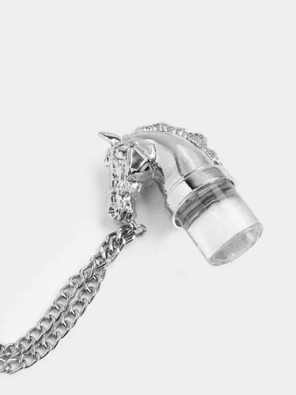 Набор для виски, 2 перс, 3 пр, графин/стаканы, стекло, Серебристая лошадь, Elegant horse, image-4