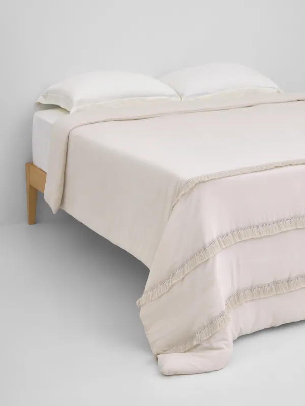 Покрывало, 220х240 см, стеганое, с бахромой, Stitch, image-0