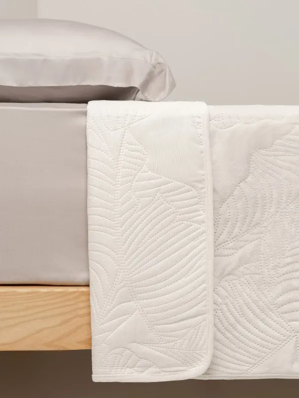 Покрывало, 220х240 см, стеганое, Листья, Stitch velvet, image-2