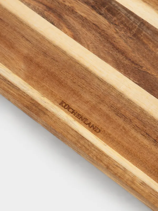 Блюдо декоративное, 33х20 см, дерево/металл, Золотистые птицы, Noble tree, image-2