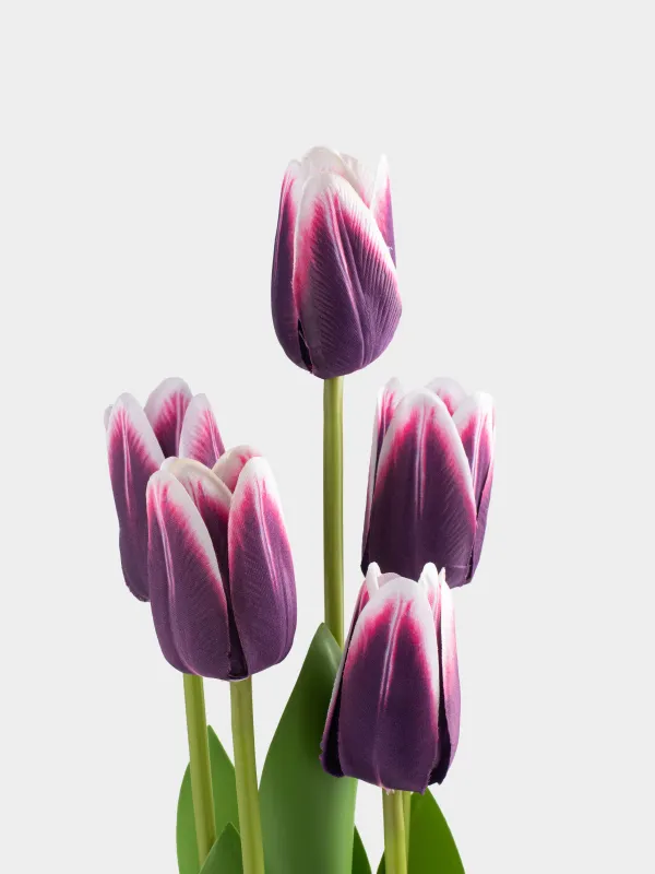 Растение искусственное, 39 см, полиуретан/поливинилхлорид, Tulip garden, image-3