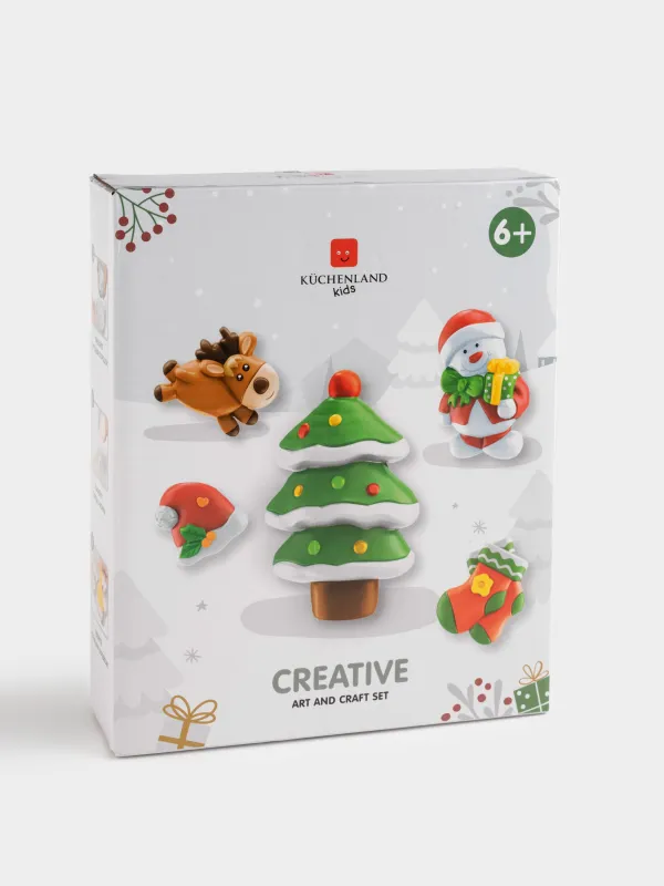 Набор для творчества, 16 пр, создание фигур, гипс, Новогодние атрибуты, Creative, image-0