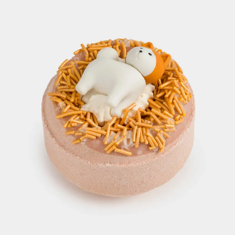 Бомбочка для ванны, с игрушкой, Крем-брюле, Friends spa, image-1