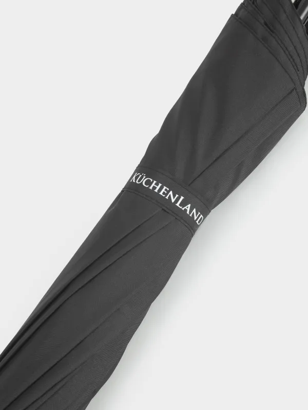 Зонт-трость, 86 см, эпонж, черный, Ray light, image-5