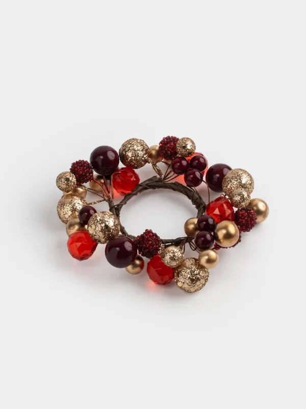 Кольцо для салфеток, Новогодние шары, Balls sparkle, image-2