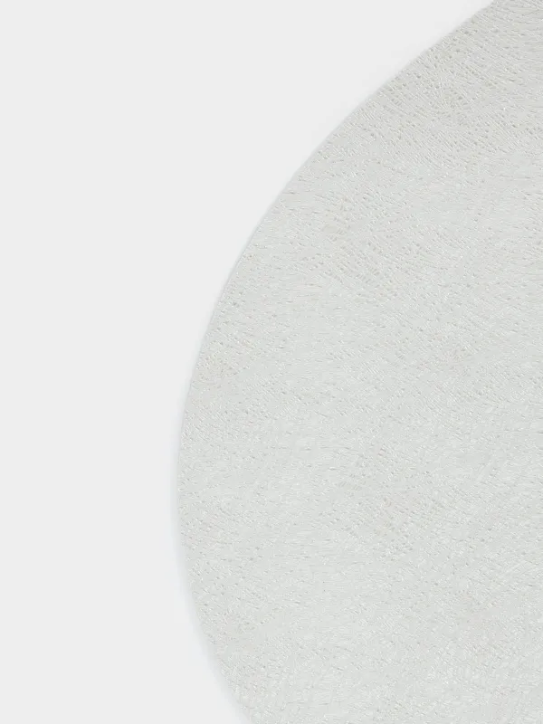 Салфетка под приборы, 32х43 см, ПВХ, двусторонняя, фигурная, серебристая/шампань, Rock, image-5