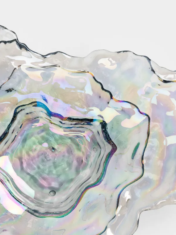 Блюдо, 38х29x7 см, с перламутром, Устрица, Shellfish, image-4