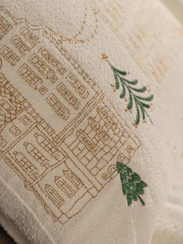 Подушка декоративная, 45х45 см, букле, молочная, Лошадь, Boucle, image-4