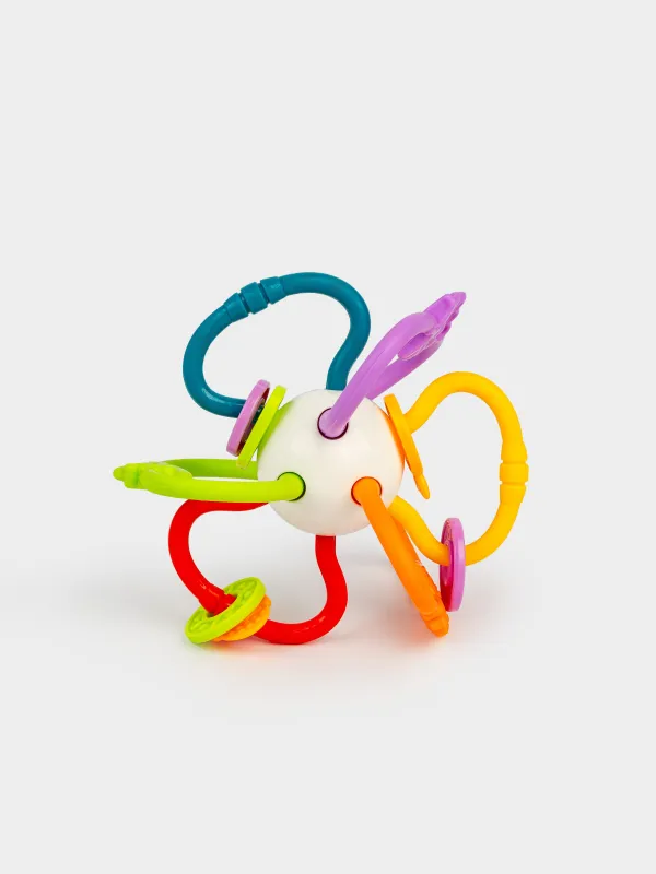 Игрушка-прорезыватель, 11х10 см, силикон/пластик, Kiddy, image-0