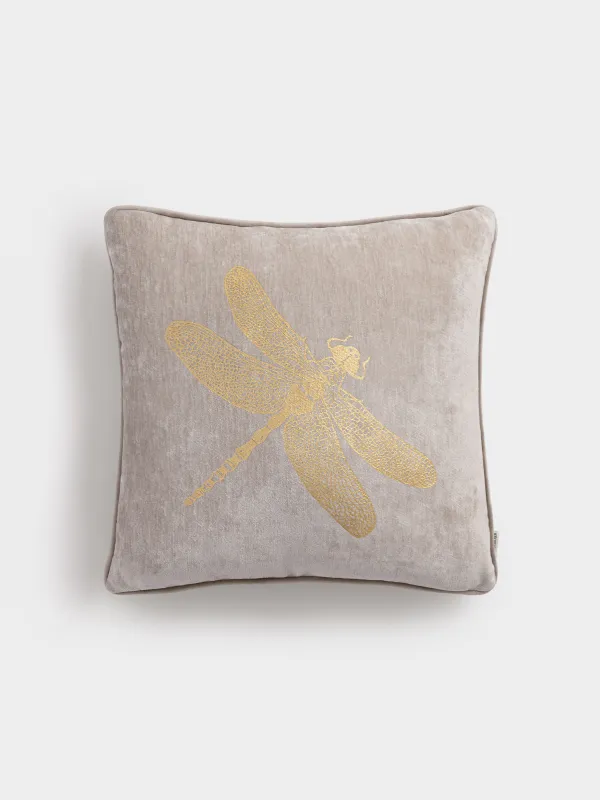 Подушка декоративная, 45х45 см, Стрекоза, Dragonfly, image-0