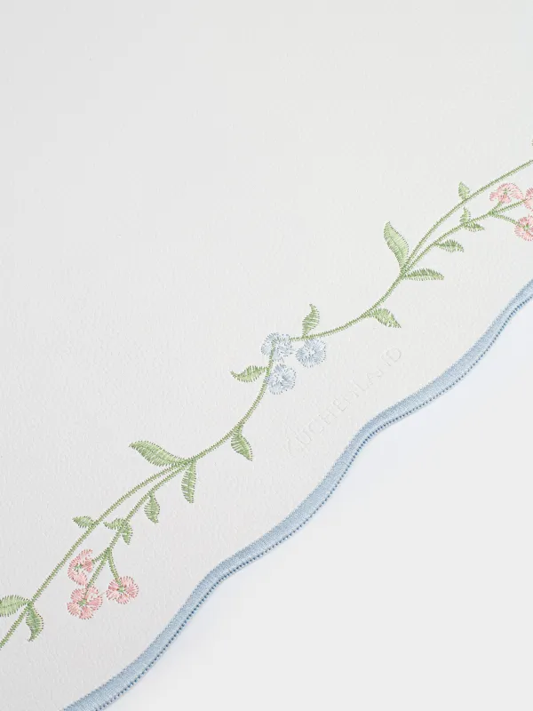 Салфетка под приборы, 32х45 см, Цветы, Rock embroidery, image-3