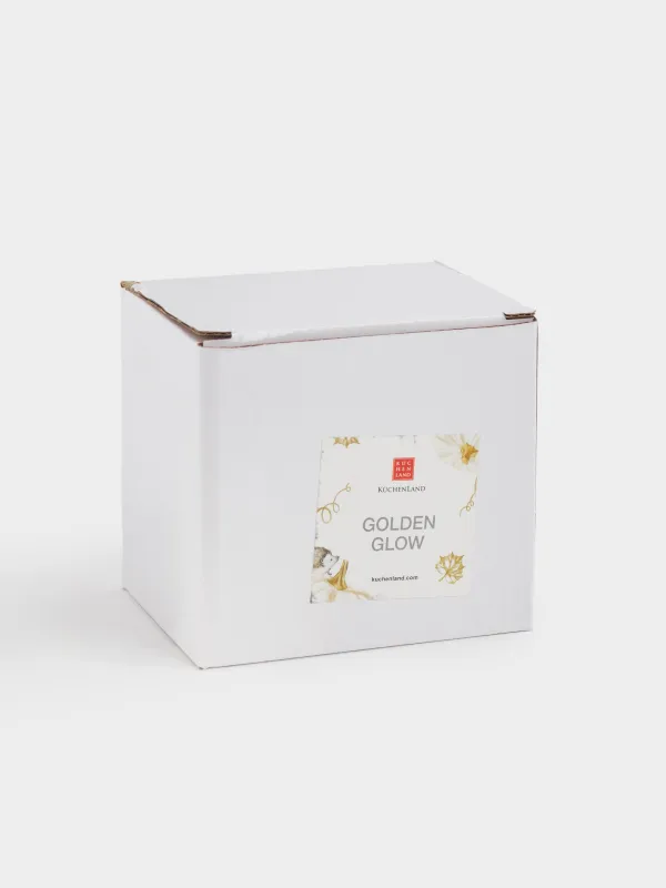 Пиала, 11х6 см, керамика, молочно-золотистая, Еж, Golden glow, image-5