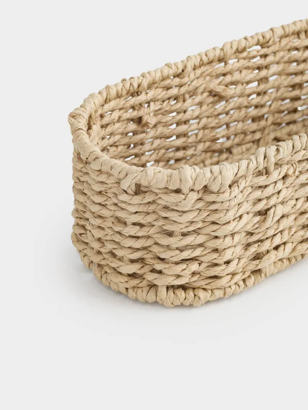 Корзина для столовых приборов, 25х10 см, плетеная, Braided, image-5