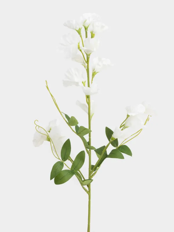 Ветка декоративная, 70 см, Белый лизиантус, Flower garden, image-1