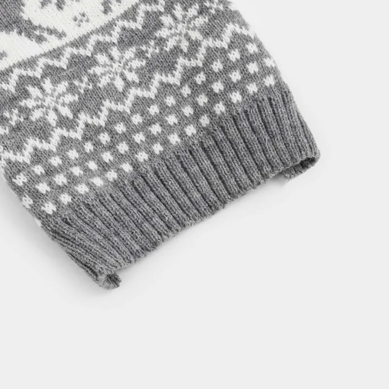 Свитер для животных,  акрил, серо-белый, Рождественский узор, Fashion pet, image-2