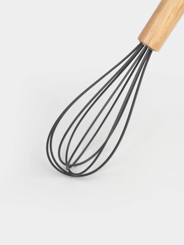 Венчик, 32 см, силикон/дерево, серый, Weekend, image-2